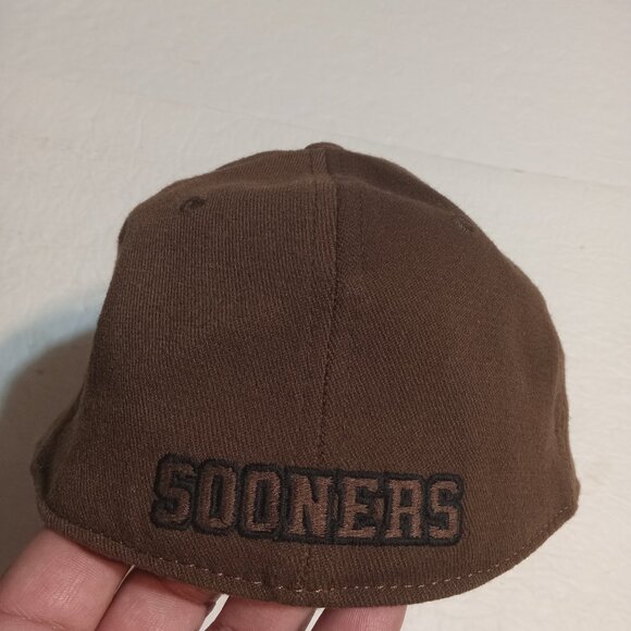 Oklahoma Sooners Top Of The World Camo One Fit Hat Unisex - Picture 5 of 7